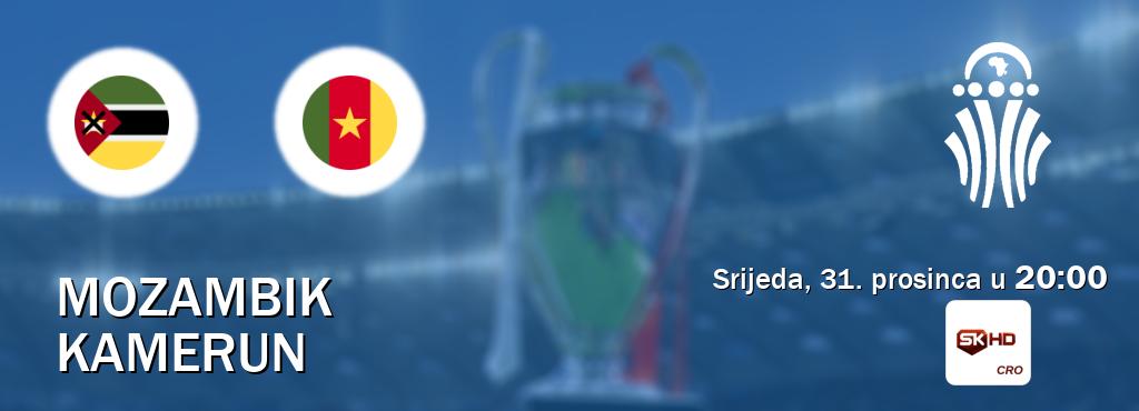 Izravni prijenos utakmice Mozambik i Kamerun pratite uživo na Sportklub HD (srijeda, 31. prosinca u  20:00).