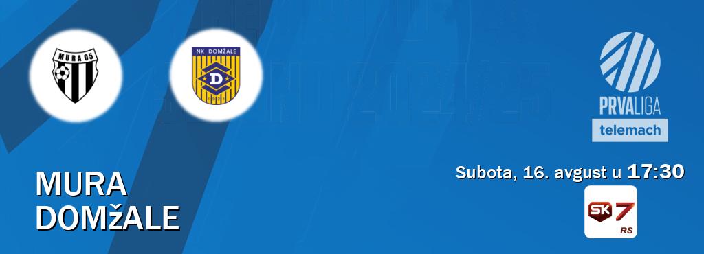 Izravni prijenos utakmice Mura i Domžale pratite uživo na Sportklub 7 (subota, 16. avgust u  17:30).