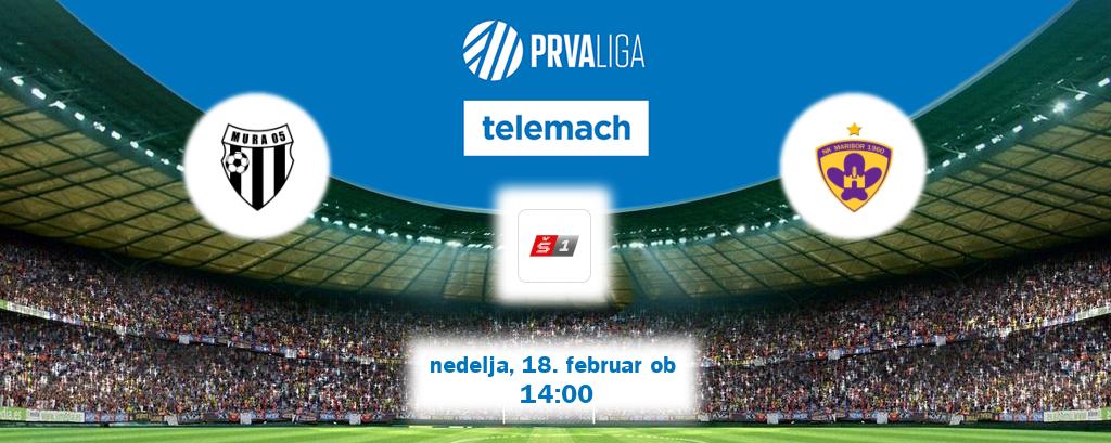 Mura in Maribor v živo na Sport TV 1. Prenos tekme bo v nedelja, 18. februar ob  14:00
