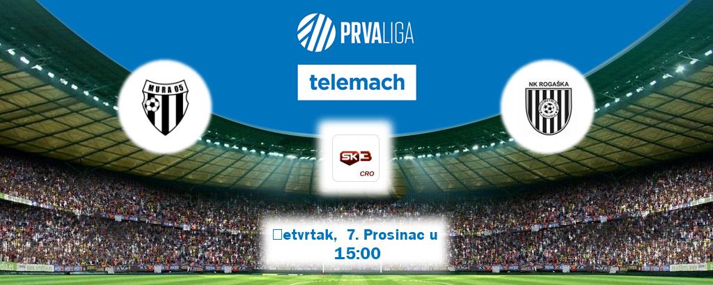 Izravni prijenos utakmice Mura i Rogaška pratite uživo na Sportklub 3 (Četvrtak,  7. Prosinac u  15:00).