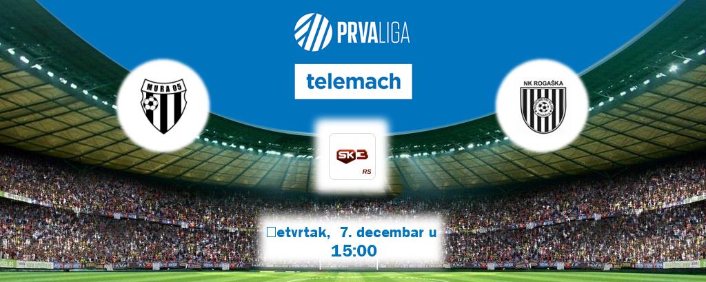 Izravni prijenos utakmice Mura i Rogaška pratite uživo na Sportklub 3 (četvrtak,  7. decembar u  15:00).