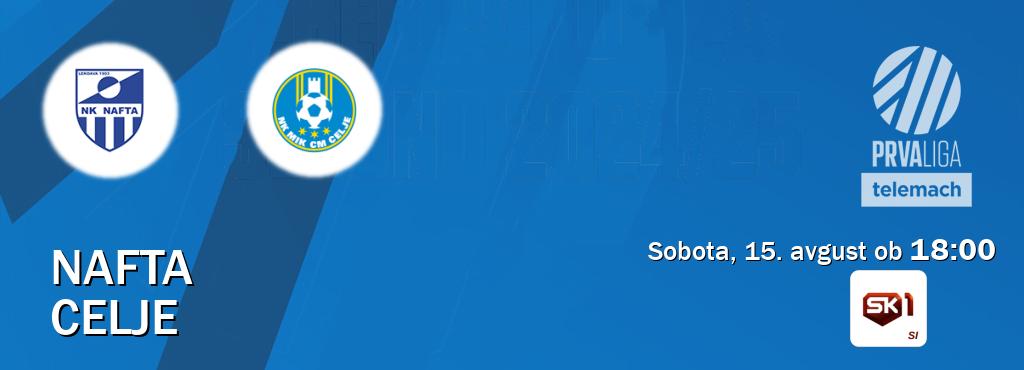 Ne zamudi prenosa tekme Nafta - Celje v živo na Sportklub 1.