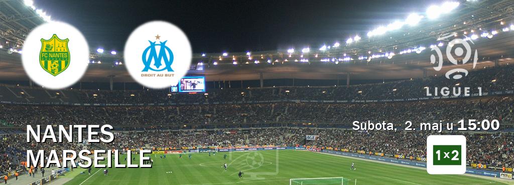 Izravni prijenos utakmice Nantes i Marseille pratite uživo na Arena Sport 1x2 (subota,  2. maj u  15:00).