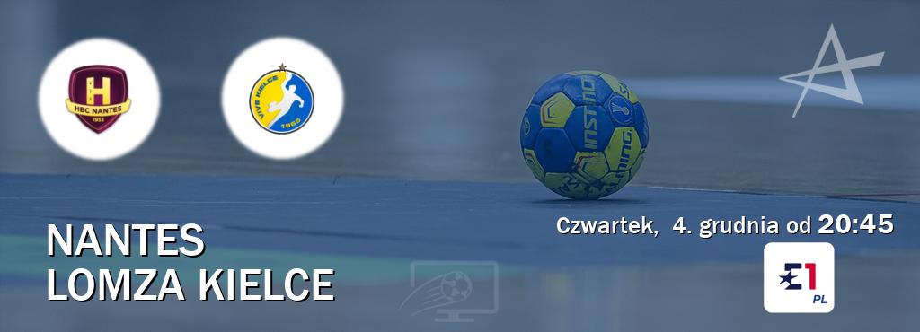 Gra między Nantes i Lomza Kielce transmisja na żywo w Eurosport (czwartek,  4. grudnia od  20:45).