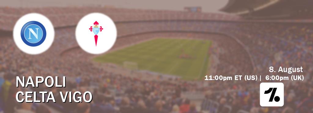 You can watch game live between Napoli and Celta Vigo on OneFootball.