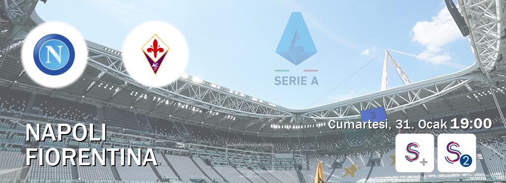 Karşılaşma Napoli - Fiorentina S Sport + ve S Sport 2'den canlı yayınlanacak (Cumartesi, 31. Ocak  19:00).