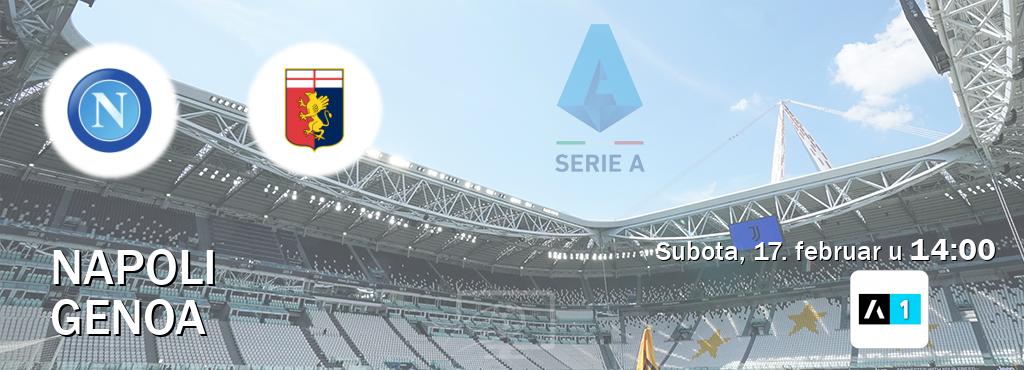 Izravni prijenos utakmice Napoli i Genoa pratite uživo na Arena Sport 1 (subota, 17. februar u  14:00).
