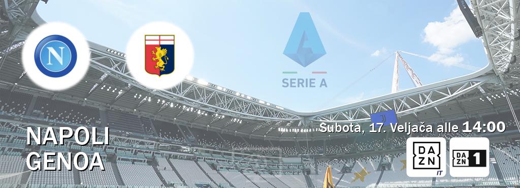 Il match Napoli - Genoa sarà trasmesso in diretta TV su DAZN Italia e Zona DAZN (ore 14:00)