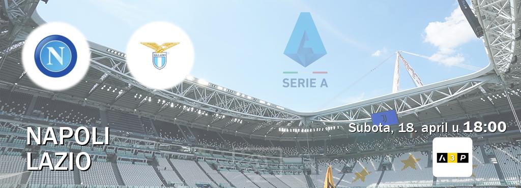 Izravni prijenos utakmice Napoli i Lazio pratite uživo na Arena Premium 3 (subota, 18. april u  18:00).
