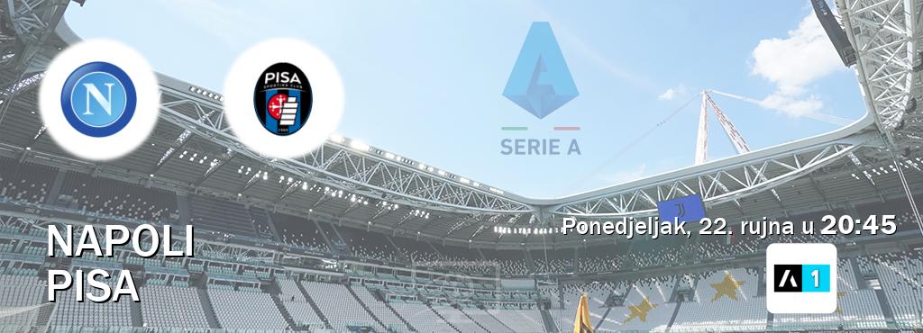 Izravni prijenos utakmice Napoli i Pisa pratite uživo na Arena Sport 1 (ponedjeljak, 22. rujna u  20:45).