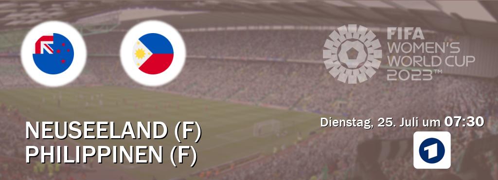 Das Spiel zwischen Neuseeland (F) und Philippinen (F) wird am Dienstag, 25. Juli um  07:30, live vom Das Erste übertragen.