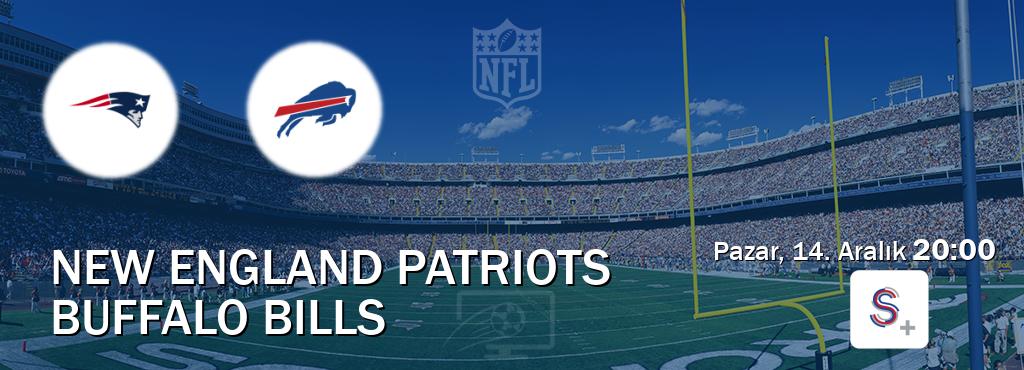 Karşılaşma New England Patriots - Buffalo Bills S Sport +'den canlı yayınlanacak (Pazar, 14. Aralık  20:00).