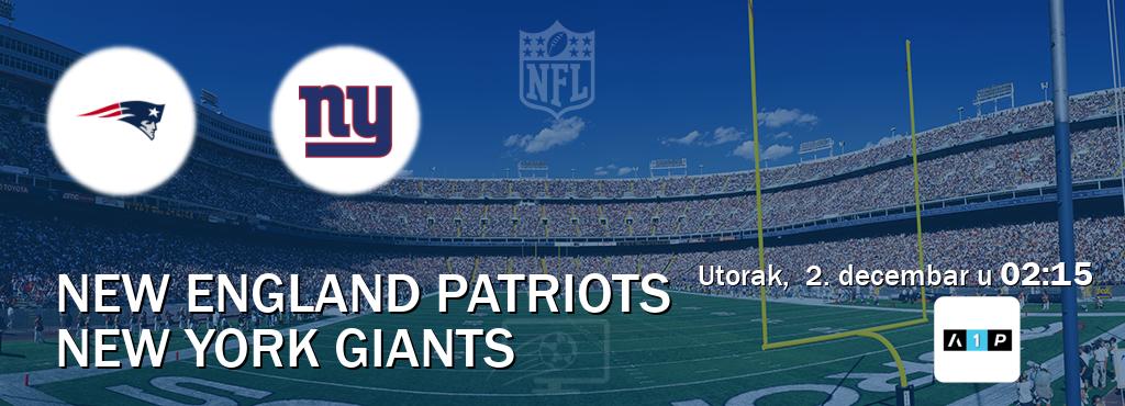 Izravni prijenos utakmice New England Patriots i New York Giants pratite uživo na Arena Premium 1 (utorak,  2. decembar u  02:15).