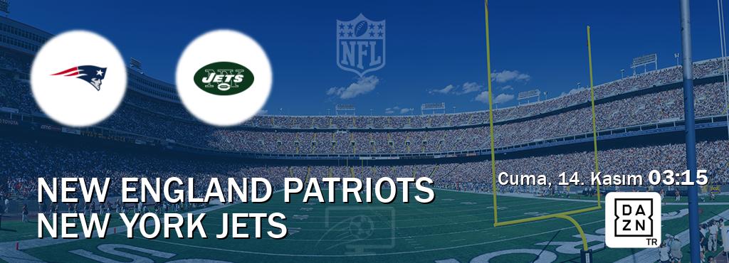 Karşılaşma New England Patriots - New York Jets DAZN'den canlı yayınlanacak (Cuma, 14. Kasım  03:15).