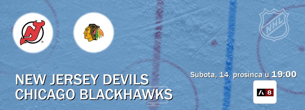 Izravni prijenos utakmice New Jersey Devils i Chicago Blackhawks pratite uživo na Arena Sport 8 (subota, 14. prosinca u  19:00).