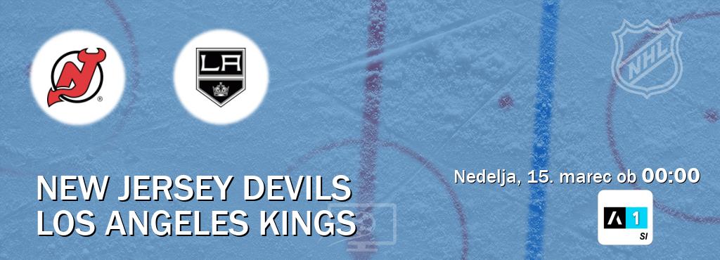 Prenos tekme med New Jersey Devils in Los Angeles Kings v živo na Arena Sport 1 (nedelja, 15. marec ob  00:00 uri).