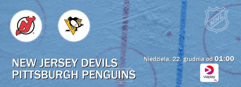 Gra między New Jersey Devils i Pittsburgh Penguins transmisja na żywo w Viaplay Polska (niedziela, 22. grudnia od  01:00).