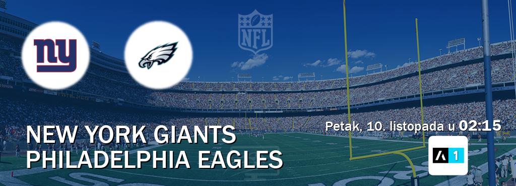 Izravni prijenos utakmice New York Giants i Philadelphia Eagles pratite uživo na Arena Sport 1 (petak, 10. listopada u  02:15).