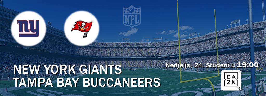 Izravni prijenos utakmice New York Giants i Tampa Bay Buccaneers pratite uživo na DAZN (Nedjelja, 24. Studeni u  19:00).