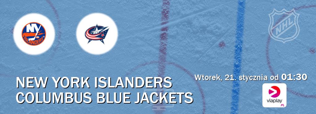 Gra między New York Islanders i Columbus Blue Jackets transmisja na żywo w Viaplay Polska (wtorek, 21. stycznia od  01:30).