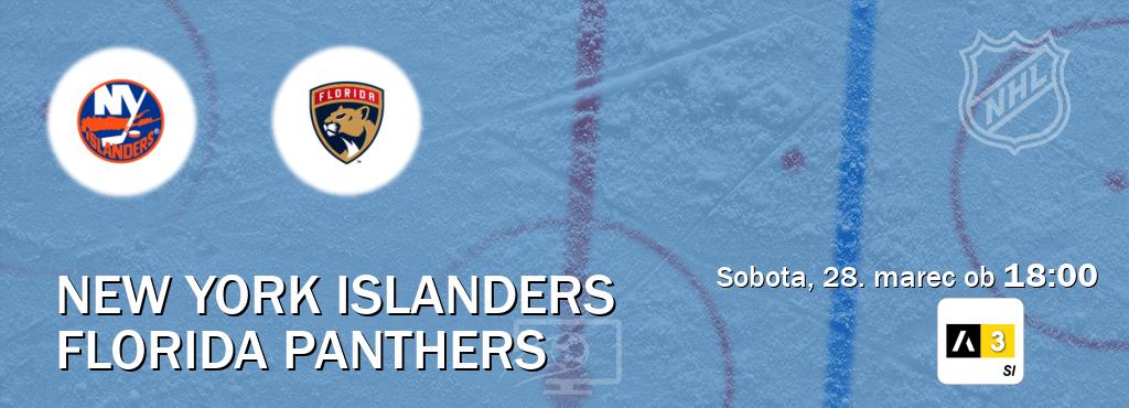Dvoboj New York Islanders in Florida Panthers s prenosom tekme v živo na Arena Sport 3.