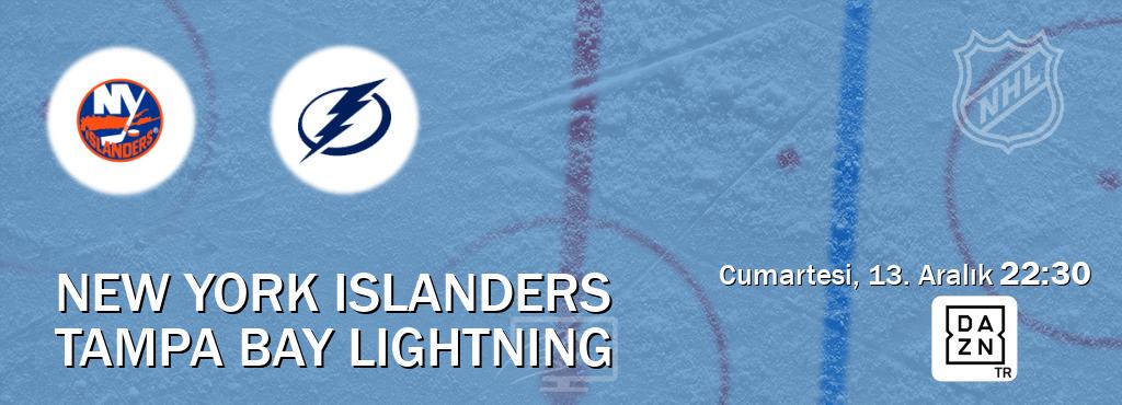 Karşılaşma New York Islanders - Tampa Bay Lightning DAZN'den canlı yayınlanacak (Cumartesi, 13. Aralık 22:30). Karşılaşma New York Islanders - Tampa Bay Lightning DAZN'den canlı yayınlanacak (Cumartesi, 13. Aralık 22:30).