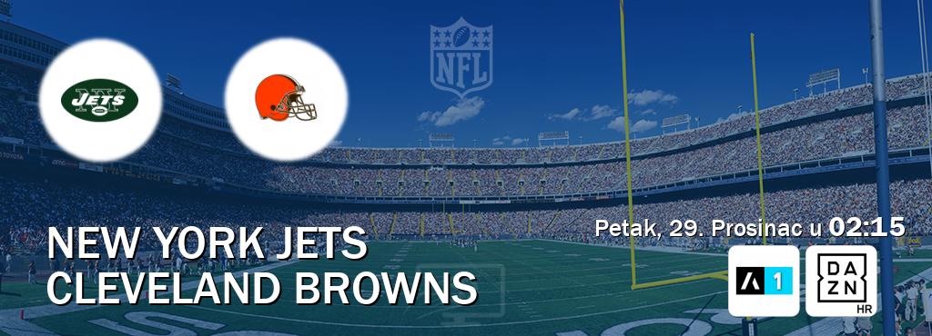 Izravni prijenos utakmice New York Jets i Cleveland Browns pratite uživo na Arena Sport 1 i DAZN (Petak, 29. Prosinac u  02:15).