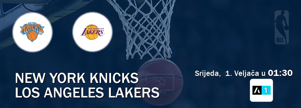Izravni prijenos utakmice New York Knicks i Los Angeles Lakers pratite uživo na Arena Sport 1 (Srijeda,  1. Veljača u  01:30).