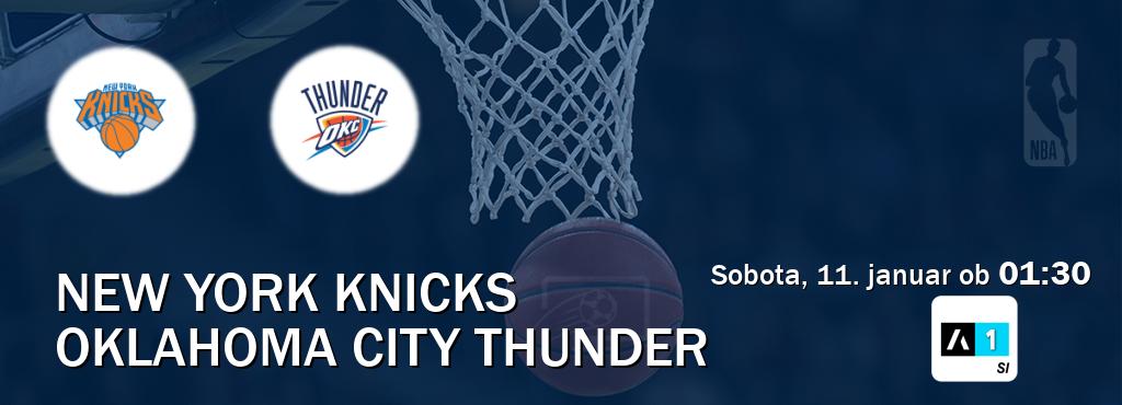 Dvoboj New York Knicks in Oklahoma City Thunder s prenosom tekme v živo na Arena Sport 1.