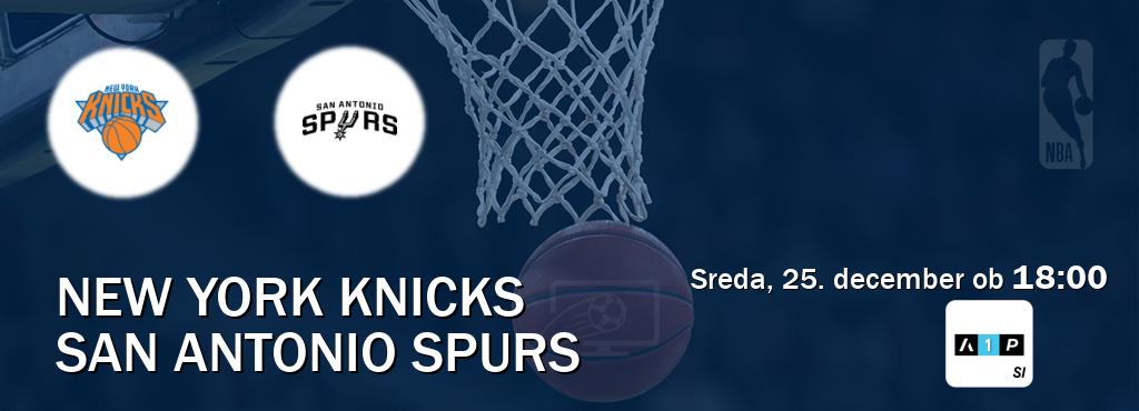 Prenos tekme med New York Knicks in San Antonio Spurs v živo na Arena Sport Premium (sreda, 25. december ob  18:00 uri).