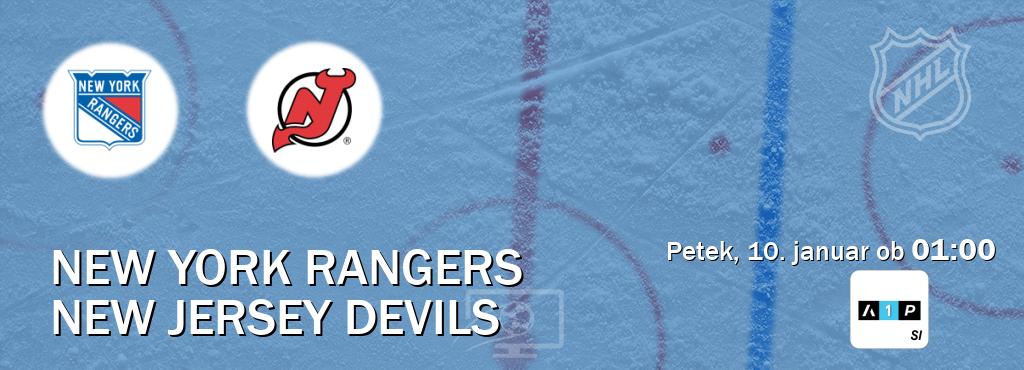 Dvoboj New York Rangers in New Jersey Devils s prenosom tekme v živo na Arena Sport Premium.