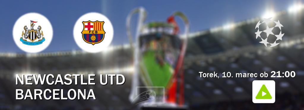 Prenos tekme med Newcastle Utd in Barcelona v živo na Kanal A (torek, 10. marec ob  21:00 uri).