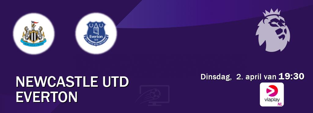 Wedstrijd tussen Newcastle Utd en Everton live op tv bij Viaplay Nederland (dinsdag,  2. april van  19:30).