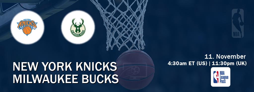 You can watch game live between New York Knicks and Milwaukee Bucks on NBA League Pass. You can watch game live between New York Knicks and Milwaukee Bucks on NBA League Pass.