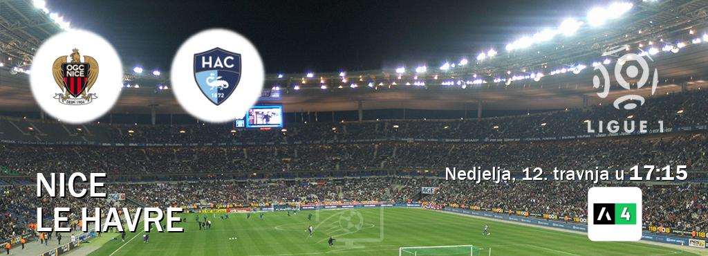 Izravni prijenos utakmice Nice i Le Havre pratite uživo na Arena Sport 4 (nedjelja, 12. travnja u  17:15).