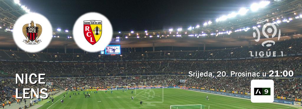 Izravni prijenos utakmice Nice i Lens pratite uživo na Arena Sport 9 (Srijeda, 20. Prosinac u  21:00).