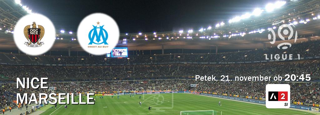Nice in Marseille v živo na Arena Sport 2. Prenos tekme bo v petek, 21. november ob  20:45