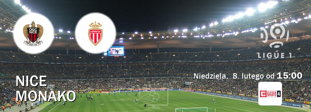 Gra między Nice i Monako transmisja na żywo w Eleven Sports 4 (niedziela,  8. lutego od  15:00).