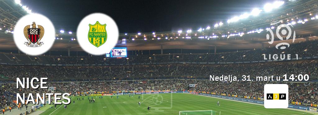 Izravni prijenos utakmice Nice i Nantes pratite uživo na Arena Premium 3 (nedelja, 31. mart u  14:00).
