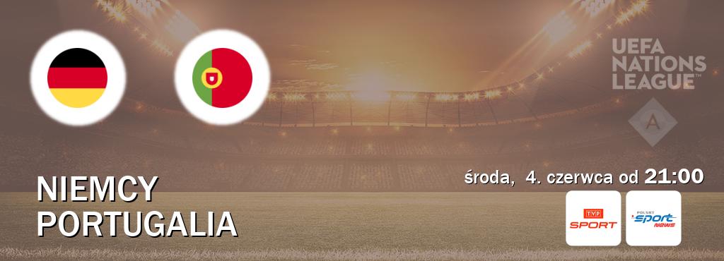 Gra między Niemcy i Portugalia transmisja na żywo w TVP Sport i Polsat Sport News (środa,  4. czerwca od  21:00).