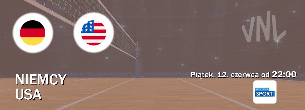 Gra między Niemcy i USA transmisja na żywo w Polsat Sport (piątek, 12. czerwca od  22:00).