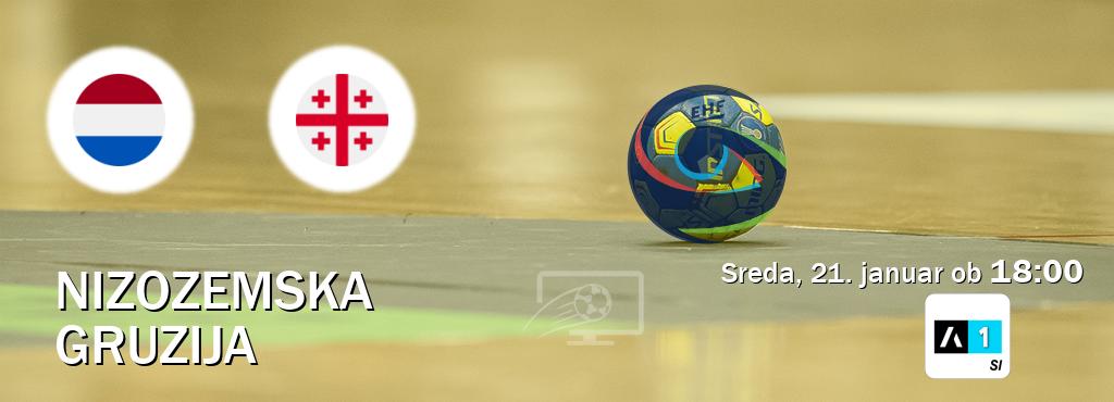 Nizozemska in Gruzija v živo na Arena Sport 1. Prenos tekme bo v sreda, 21. januar ob  18:00
