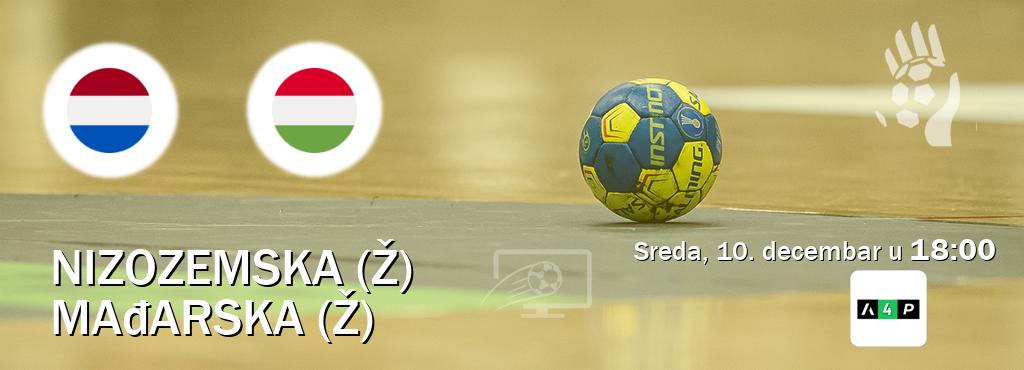 Izravni prijenos utakmice Nizozemska (Ž) i Mađarska (Ž) pratite uživo na Arena Premium 4 (sreda, 10. decembar u  18:00).