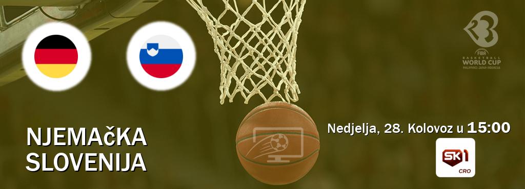 Izravni prijenos utakmice Njemačka i Slovenija pratite uživo na Sportklub 1 (Nedjelja, 28. Kolovoz u  15:00).