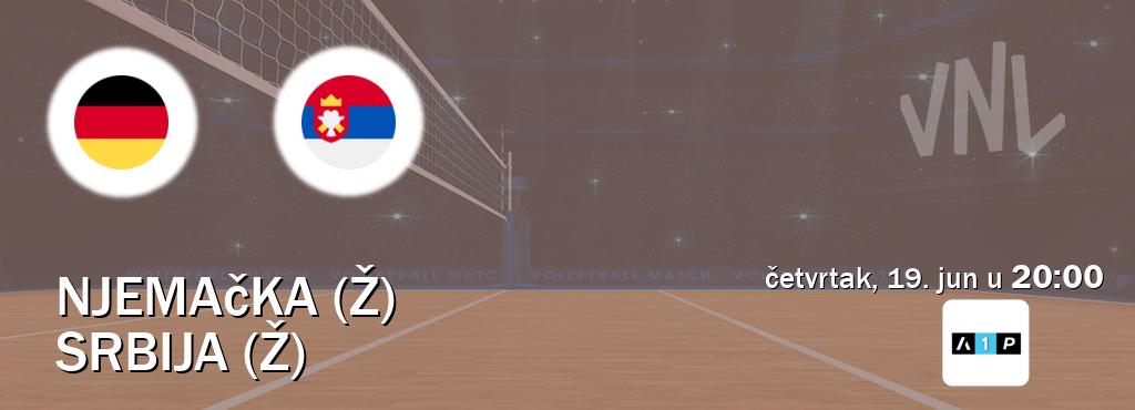 Izravni prijenos utakmice Njemačka (Ž) i Srbija (Ž) pratite uživo na Arena Premium 1 (četvrtak, 19. jun u  20:00).