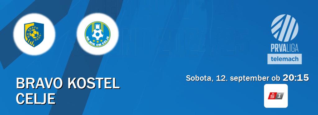 Bravo Kostel in Celje v živo na Sport TV 1. Prenos tekme bo v sobota, 12. september ob  20:15