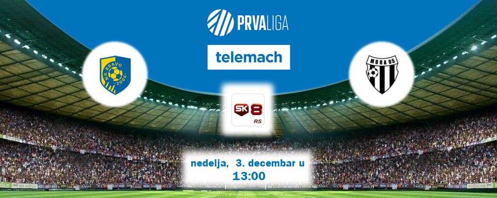 Izravni prijenos utakmice NK Bravo i Mura pratite uživo na Sportklub 8 (nedelja,  3. decembar u  13:00).