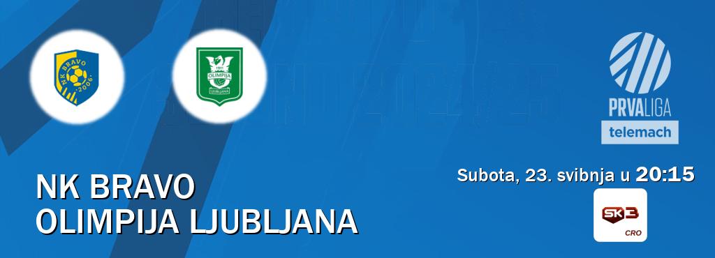 Izravni prijenos utakmice NK Bravo i Olimpija Ljubljana pratite uživo na Sportklub 3 (subota, 23. svibnja u  20:15).