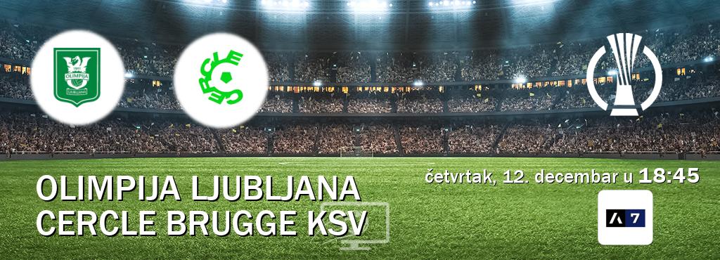 Izravni prijenos utakmice Olimpija Ljubljana i Cercle Brugge KSV pratite uživo na Arena Sport 7 (četvrtak, 12. decembar u  18:45).