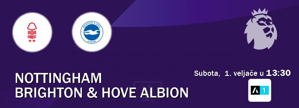 Izravni prijenos utakmice Nottingham i Brighton & Hove Albion pratite uživo na Arena Sport 1 (subota,  1. veljače u  13:30).